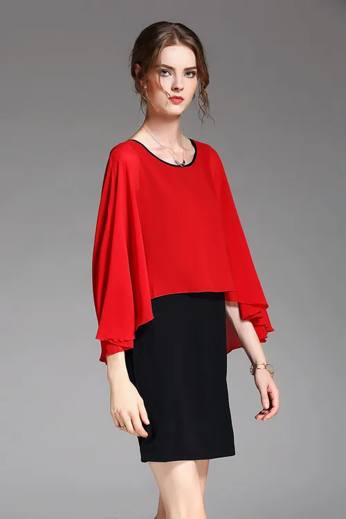 red black one piece dress