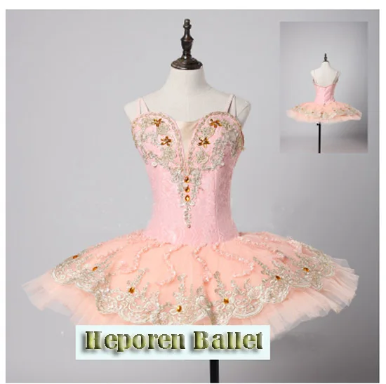 Высокое качество индивидуальные Спящая красавица розовый балетная пачка платье блинная балетная танцевальная Классическая пачка для взрослых или детей