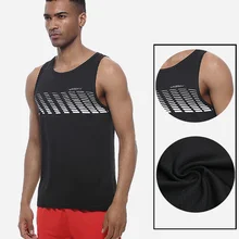 Без рукавов, для тренажерного зала футболка рубашка для пробежек Мужская быстросохнущая дышащая Бодибилдинг майка топы спортивные залы тренировка фитнес жилет майка для мужчин
