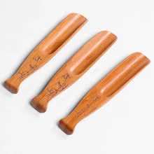 Короткие ручки бамбуковые маленькие чайные ложки Чай аксессуары ручной работы из натурального без красок чайная лопатка F20173536