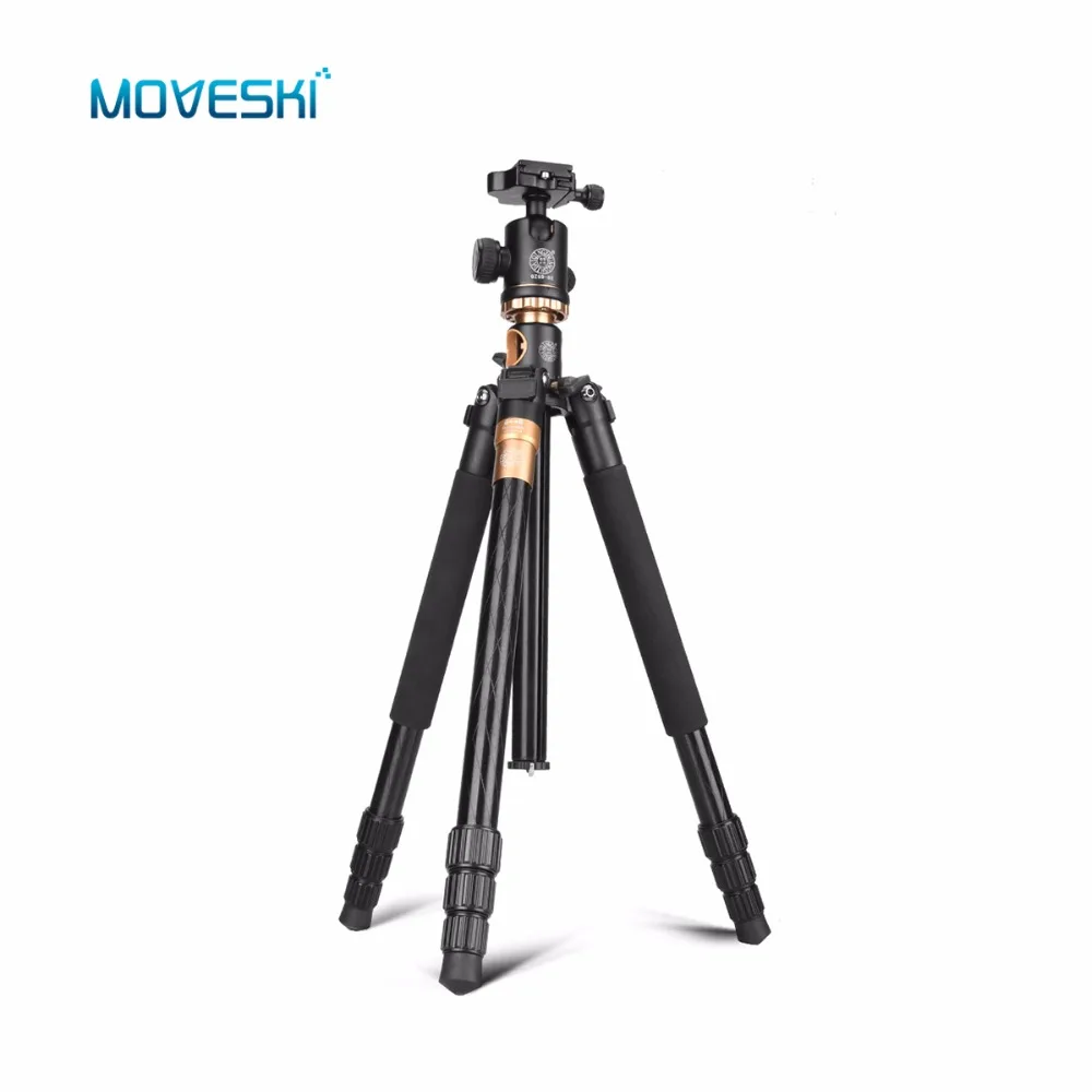 Moveski Q999H поперечный Профессиональный алюминиевый сплав штатив для камеры и