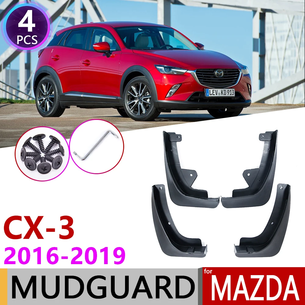 Передний задний брызговик для Mazda CX-3 2016 ~ 2019 CX3 CX 3 Брызговики щитка аксессуары