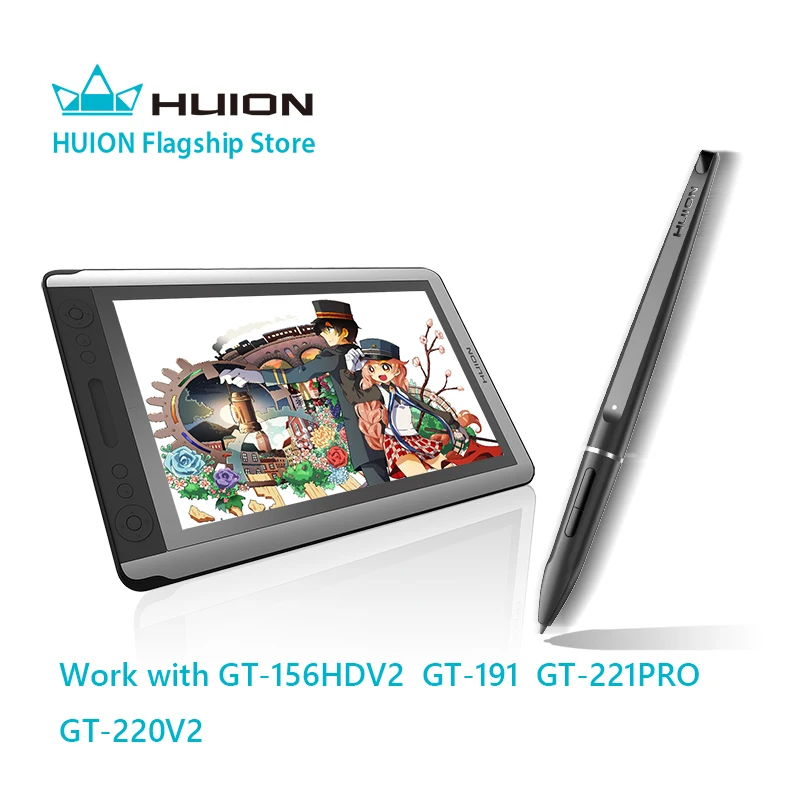 Huion перезаряжаемая ручка PE330 для GT-191/GT-221 PRO/GT-156HD/GT-220 V2(8192)/GT-156HD V2