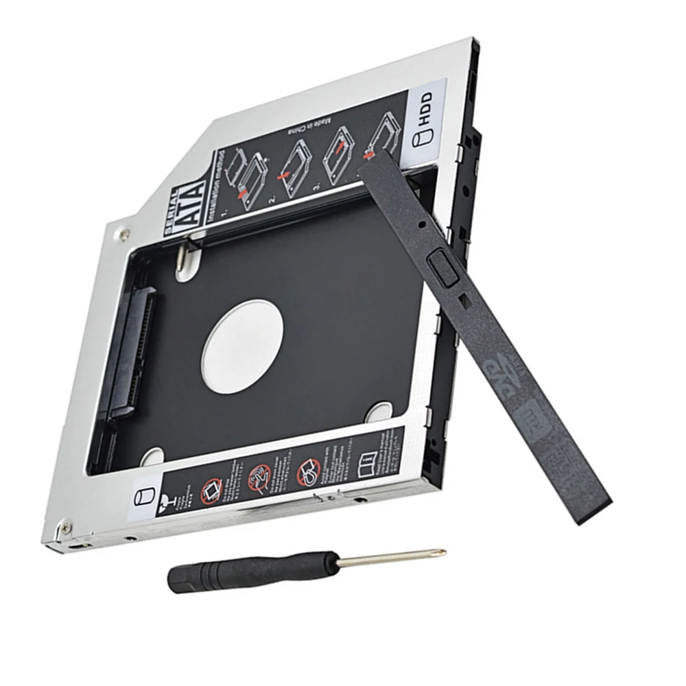 SATA на 2nd жесткий диск SSD HDD Caddy для Dell Precision M4800 M6800 M4600 M6400 M6500 M6600 E6520 3300 1340 M14X 9 5 мм|ssd hdd