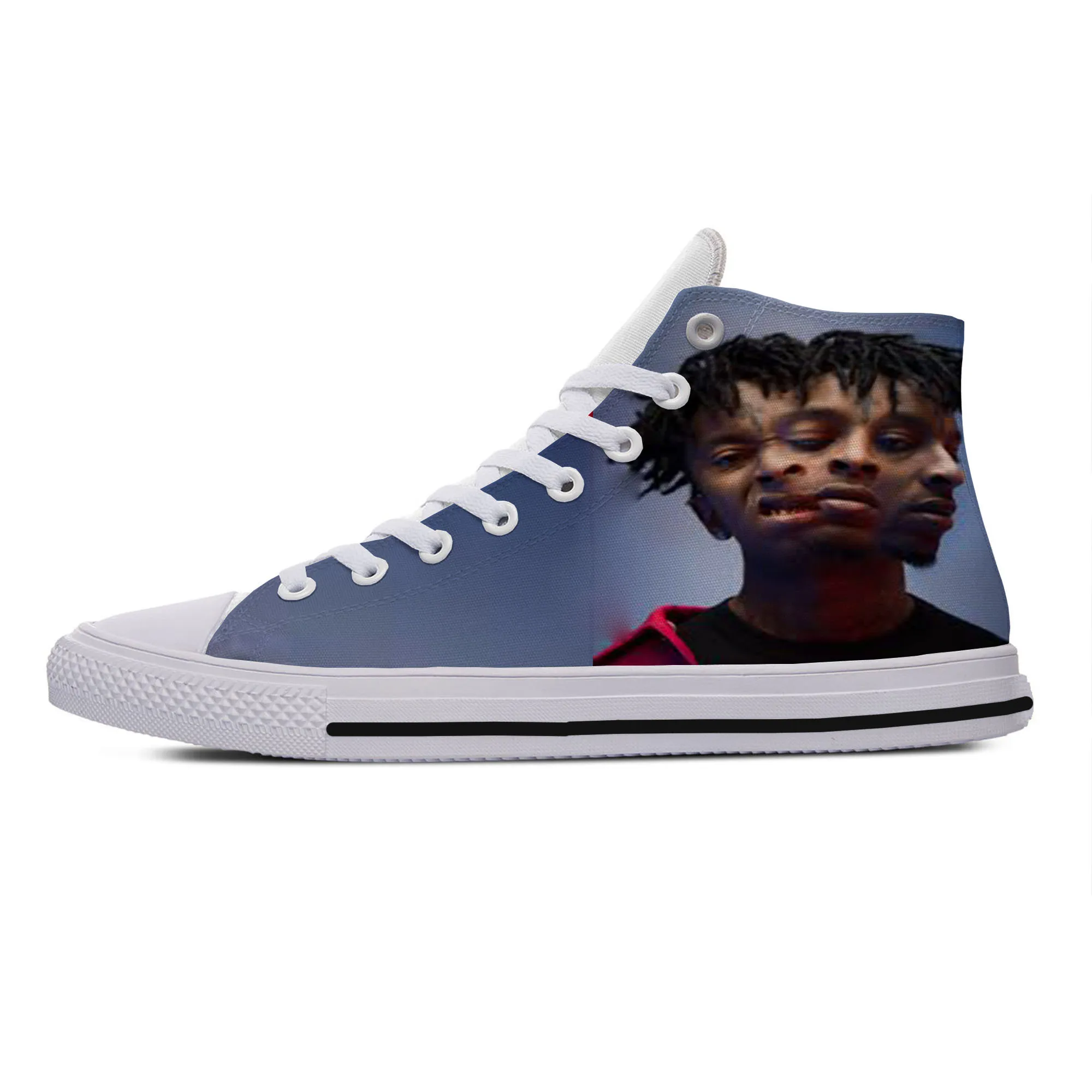 

2019 Hot Cool Fashion High New Summer Sneakers Handiness Casual Shoes 3D Printed For Man Woman Hip Hop Rap 21 Savage