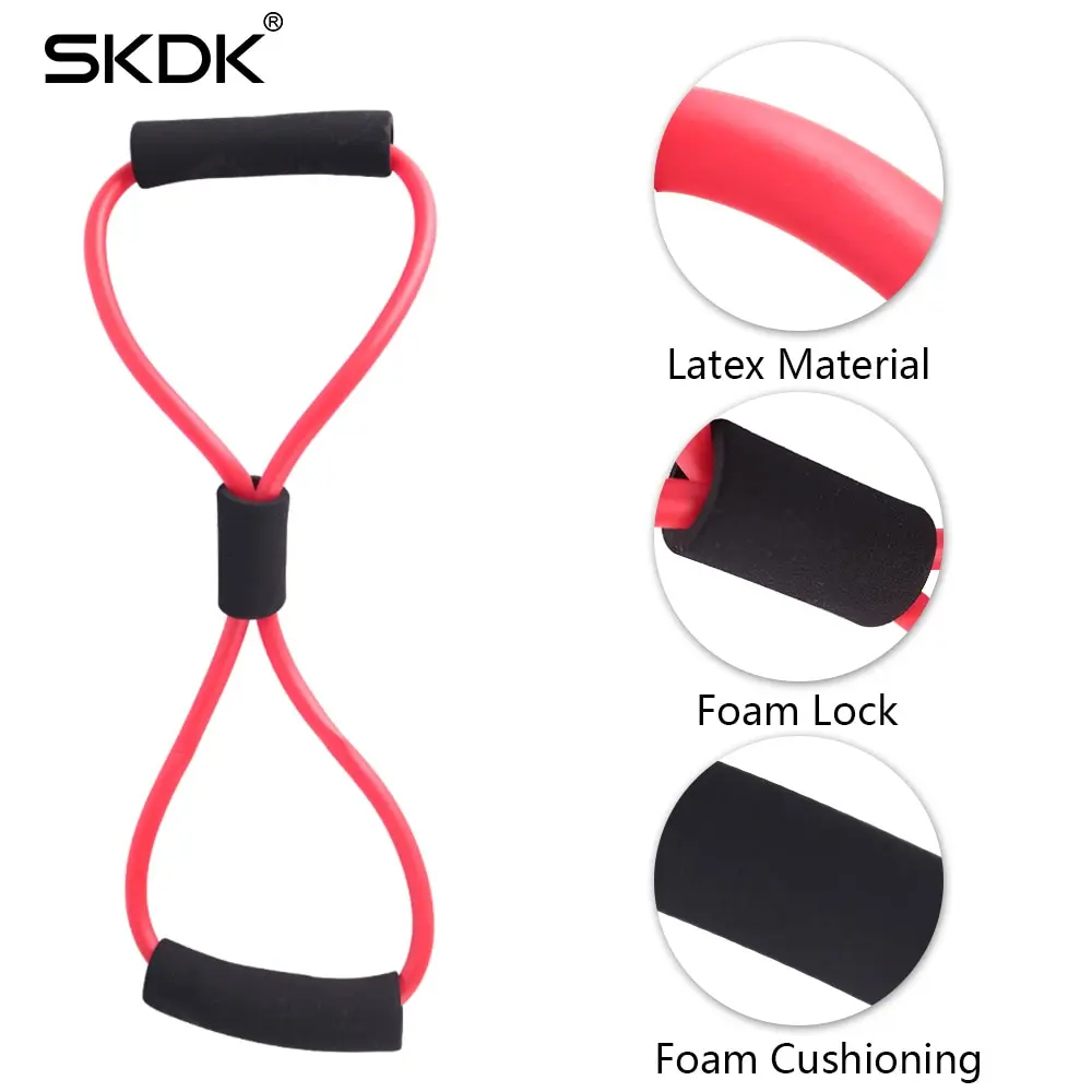 1PC Yoga Training Bands Chest Expander Pull Rope Elastic Fitness Gym Bodybuilding Workout Anti-Rally Rubber Resistance Bands 1PC Yoga Training Bands Chest Expander Pull Rope Elastic Fitness Gym Bodybuilding Workout Anti-Rally Rubber Resistance Bands