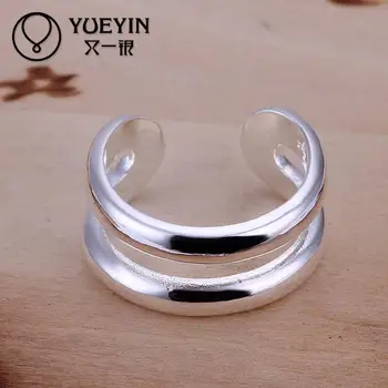 Fedi nuziali color argento all'ingrosso per gioielli da sposa di fidanzamento da donna Super offerta brillante di alta qualità
