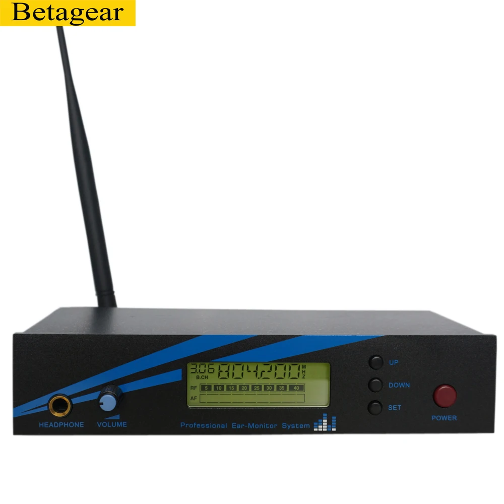 Betagear mono in ear monitor Беспроводная система BK500 одноканальный 798-830 МГц 2 приемника профессиональная производительность аудио этап