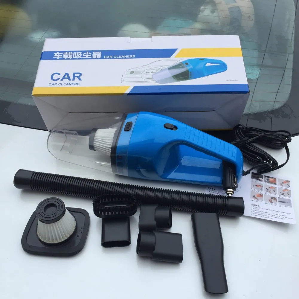 2 фильтра HEPA 12V/120 Вт Портативный автомобильный пылесос мокрое и сухое двойного