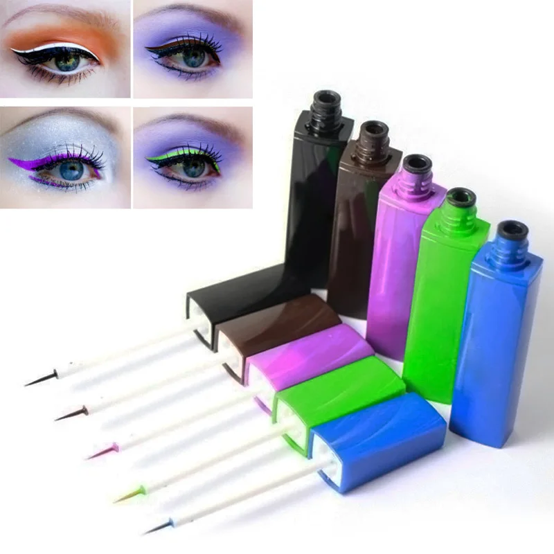 

Colorful Waterproof Cosmetic Eyeliner Brush Pencil Eye Liner Makeup Tools Best Cheap Gift For Beauty Women