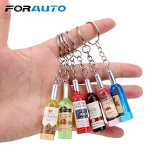 Новинка, автомобильный брелок, бутылка вина, Авто ключи цепочки Ключи Кольца, смоляные брелки, автомобильный стиль, амулеты, подарки, Женская/Мужская мода, ручная работа