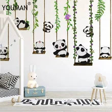 3D обои на заказ, нетканые обои для детской комнаты, обои для стен, 3d стерео, китайские панды, детские фото обои, домашний декор