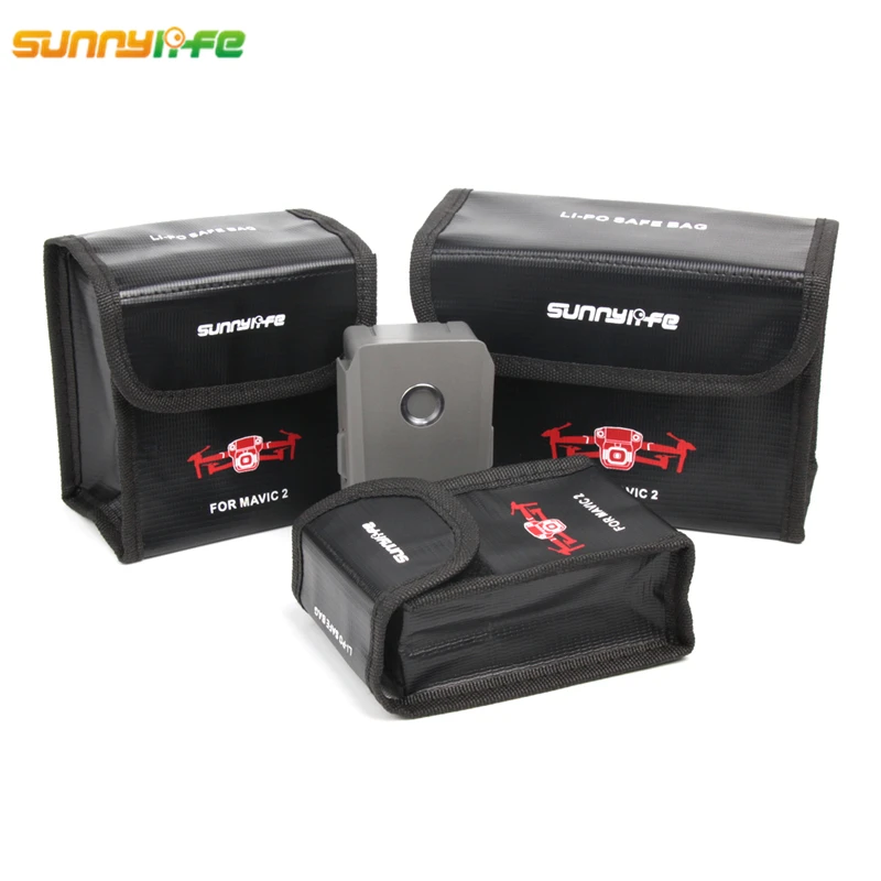 For Dji Mavic 2 Pro Zoom Battery Bag Protective Case Storage Fire