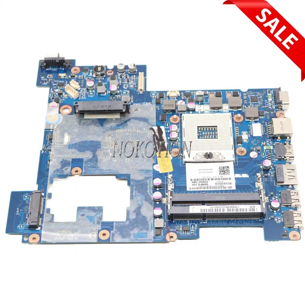NOKOTION материнская плата для ноутбука lenovo G570 LA-675AP основная плата Intel HP65 DDR3 разъем PGA989 - изображение