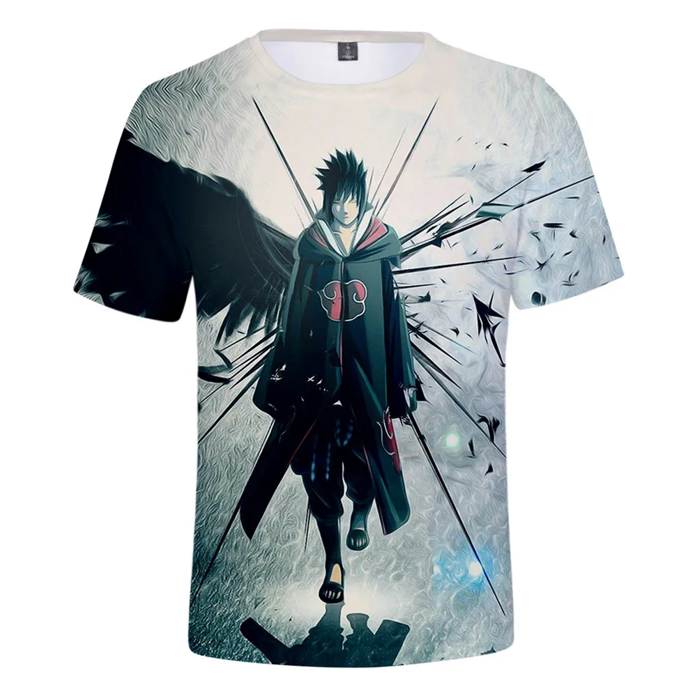 

Summer clothing men / women's T-shirt anime characters Naruto Sasuke 3D printing cartoon T-shirt Naruto anime costume