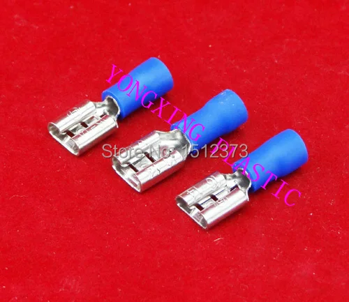 

25 piece/lot pre-insulating female terminal block connector FDD2-250 16-14AWG 1.5-2.5mm square