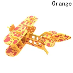 DIY самолет деревянный самолет детские развивающие 3D Пазлы игрушки для малышей Пазлы детские игрушки