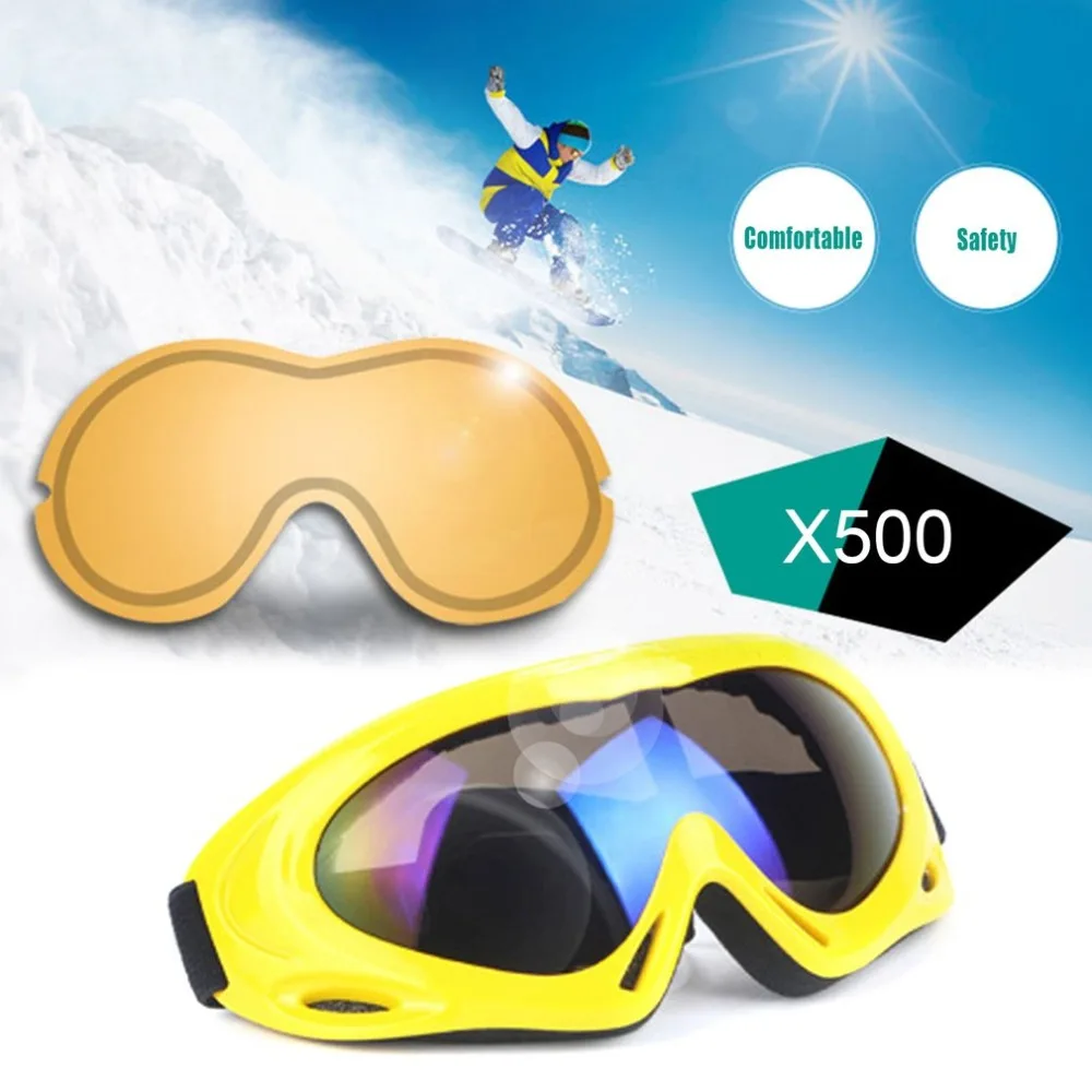 Ультра легкие зимние очки для катания на лыжах и сноуборде, ветрозащитные уличные спортивные очки для катания на коньках, велосипедные