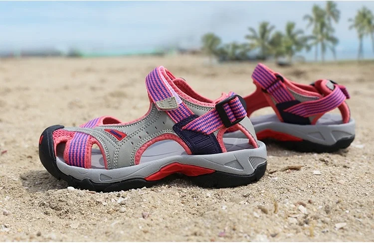 Mulher ao ar Sapatos de Malha de ar de Borracha Humtto Livre Upstream Sapatos Respirável Verão Aqua Sandálias Wading Secagem Rápida Praia Sneaker 12 Humtto mulher ao ar livre upstream sapatos