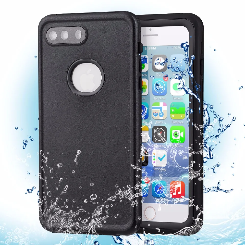 Latest Waterproof Phone Case For iphone X 7 8 PLUS IP68 Shockproof Cover caque |