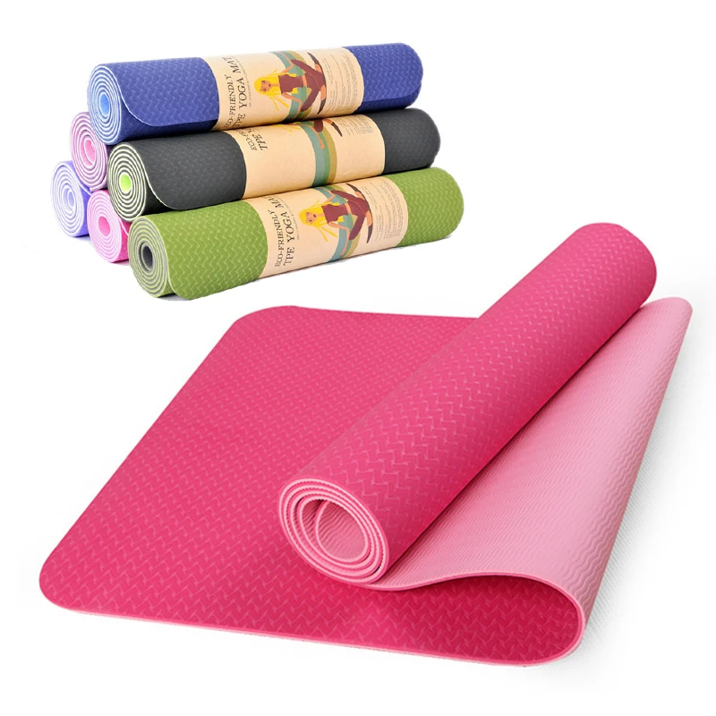 High Quality TPE Yoga Mats Fitness Environmental Tasteless