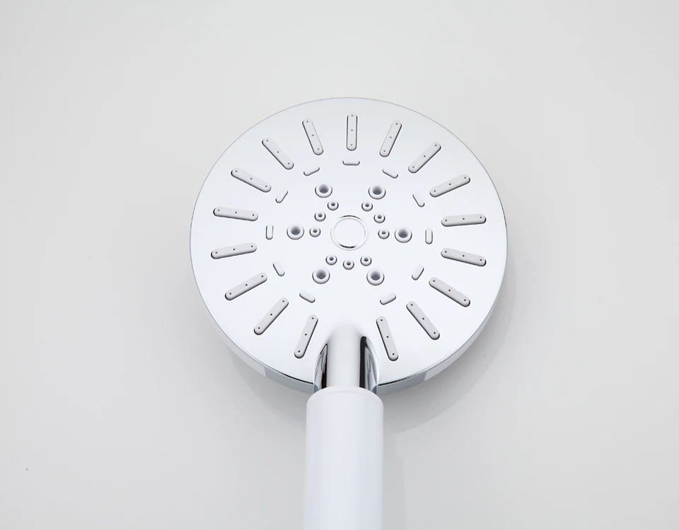 Frap качество ванная комната дождевая четыре регулировки круглая ABS душевая головка белый пластик ручной держатель для ванны душевая головка экономия воды F008