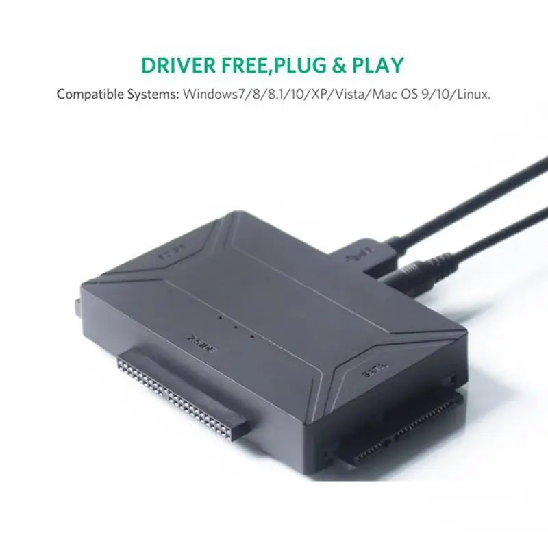 

USB3.0 to SATA IDE Adapter Cable Hard Disk Driver for 2.5/3.5/5.25 Optical Drive HDD SSD With EU US Power SATA USB 3.0 IDE