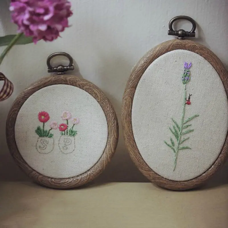 

12-25cm Embroidery Hoop Circle Round Bamboo Frame Art Craft DIY Cross Stitch Home Manual Cross-Stitch Supplies