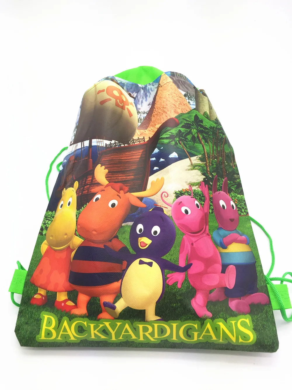 Украшения на тему backyardigans для мальчиков или девочек на день рождения, сумки на шнурке с подарком или конфетами