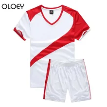 mens sport suits summer men's outfits two piece set men soccer jersey set t-shirt shorts training track suits joggers set male