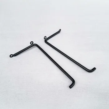 

2pcs simple partition bracket laminate support weight shelf rack wrought iron bracket wall mount support wall tripod