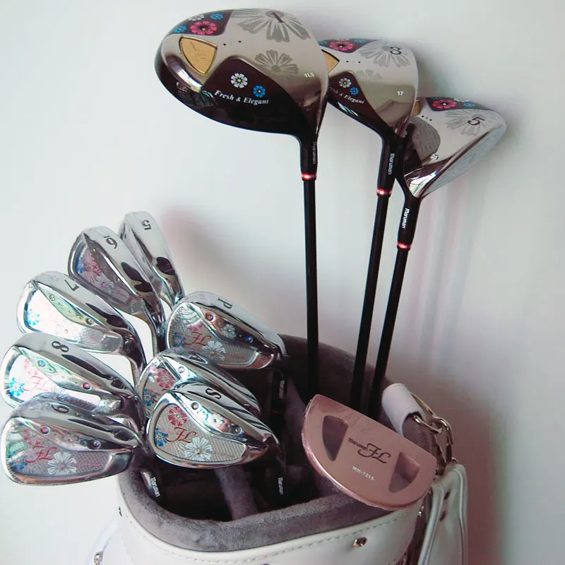 New womens Golf Clubs Maruman FL complete clubs set Golf Drive Fairway wood Golf irons Graphite Clubs shaft Free shipping
New womens Golf Clubs Maruman FL complete clubs set Golf Drive Fairway wood Golf irons Graphite Clubs shaft Free shipping