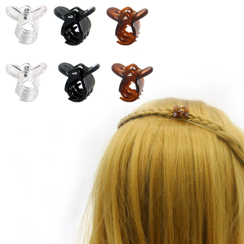 

Cute Small Hair Clips Claw For Girls Hair Accessories Clear Color Mix Mini Hair Claw For Kids Children's Hair Crabs 20pcs/set