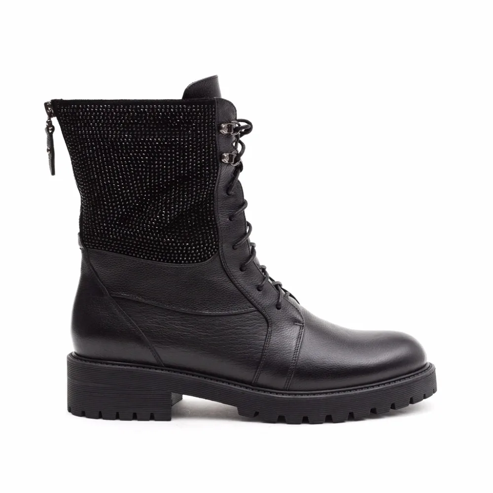 Dos Fourrure A Talons Glissière De Bottes En Laine Au Chaud Pour Moutons Cheville Faible Femmes Daim Chaussures 35 Peluche Kvphan Carrés Noir 41 Taille ZOgEPn