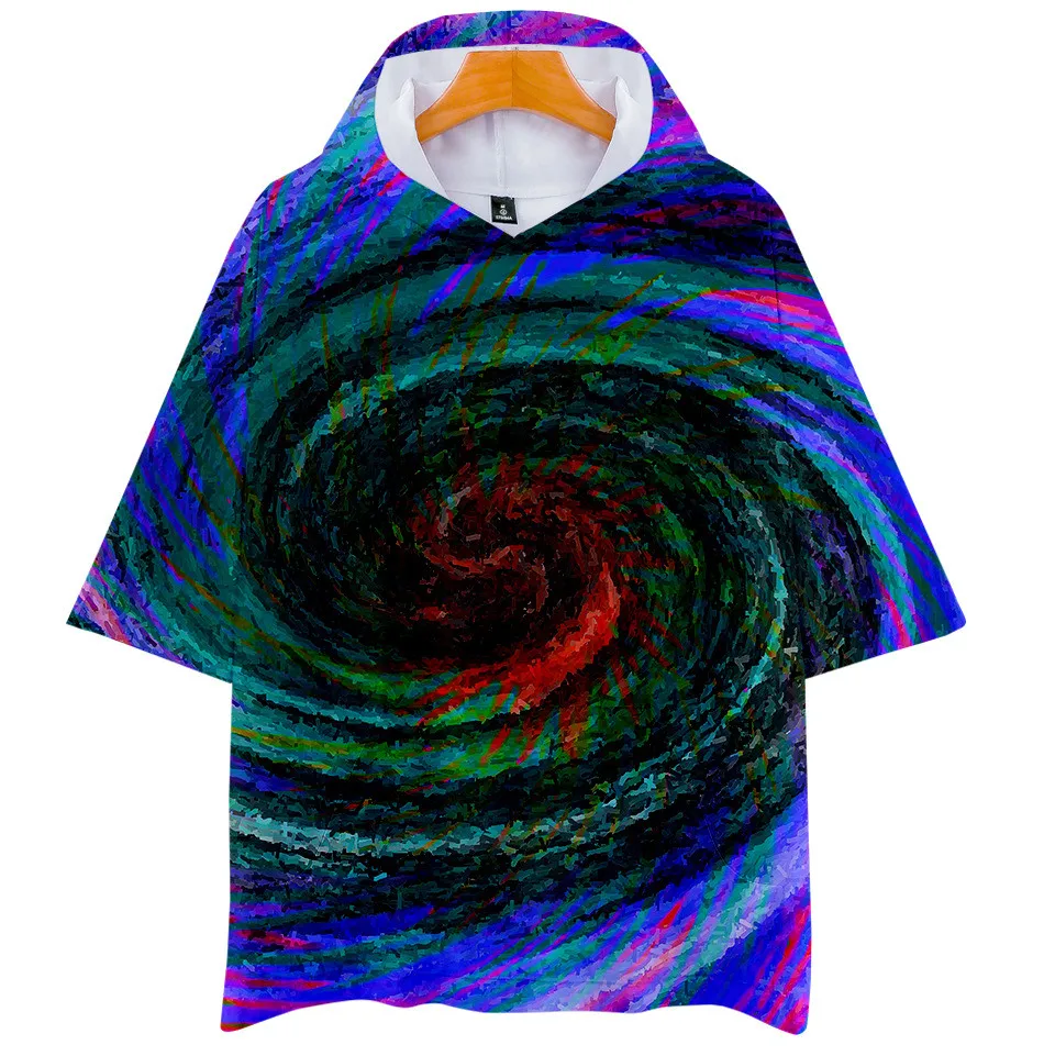 3D Tie Dye Flashbacks Толстовка Футболка мужская женская цветная психоделическая Футболка модная Harajuku фирменная футболка одежда