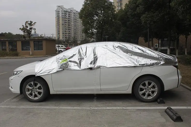 Светоотражающий анти-Солнцезащитный антифриз половина лобового стекла автомобиля тела Одежда Автомобиля Крышка для Honda Fit городской Accord Crosstour jade