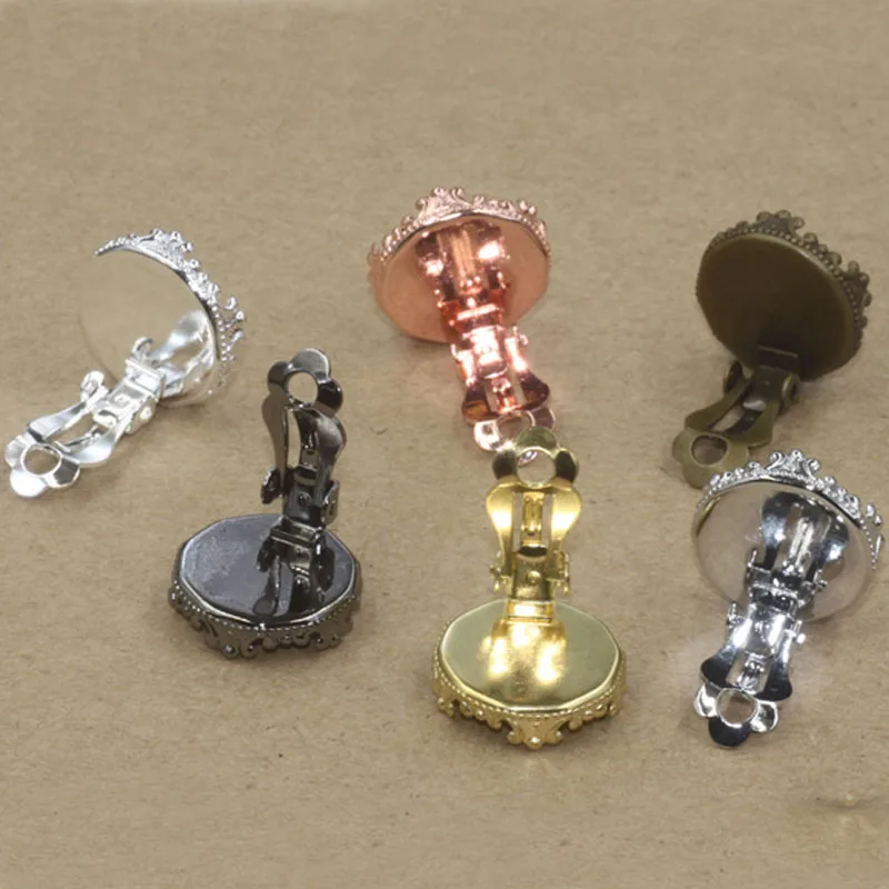 Fit 15MM DIY colors clip earrings without piercing, no pierced ears