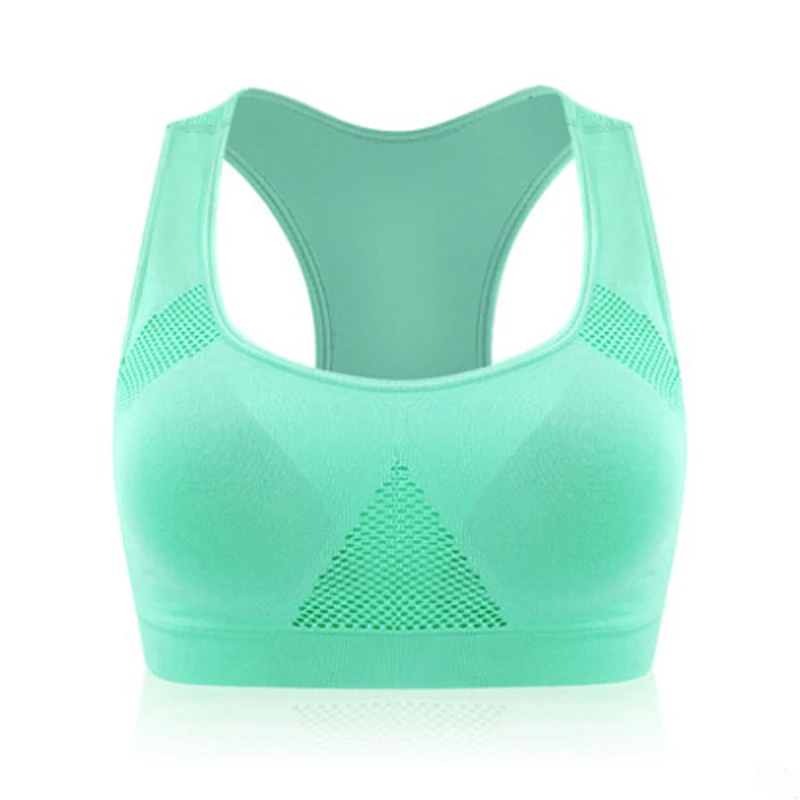 [5Colour/3size] Professional Absorb Sweat Top Athletic Running Sports Bra , Gym Fitness Women Seamless Padded Vest Tanks M L XL