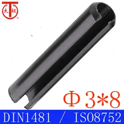 (3*8) DIN1481/ISO8752 пружина pin/щелевой пружина Pin (спиральный pin) 100 шт./лот