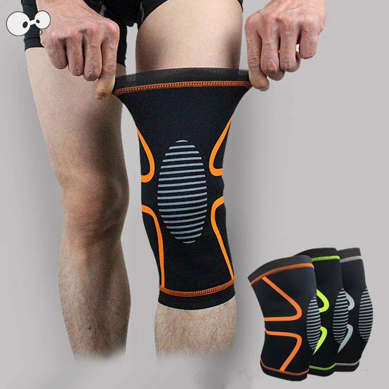 2 PCS New Elastic Knee Support Volleyball Brace Wrap Protector Knee
