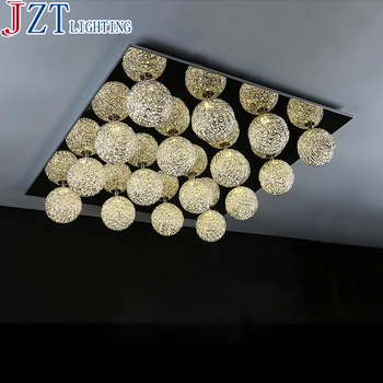 

M Modern G4 Led Living Room Rectangular Ceiling Light Warm or Cool White Creative Minimalist Aluminum Bedroom Restaurant Light