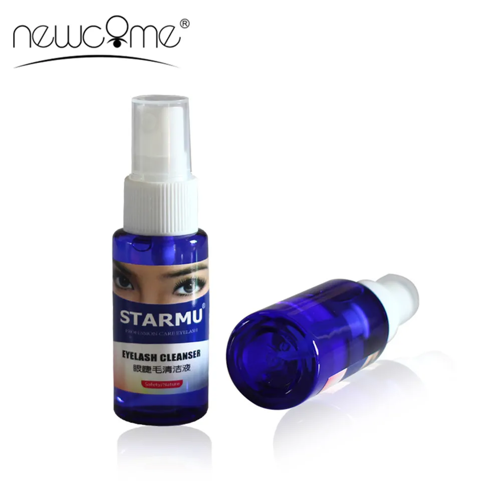 

NEWCOME 30ml/bottle Eyelash Special Cleaning Eyelash Cleaner Primer Grafting for False Eyelash Extension Lashes Clean Fluid