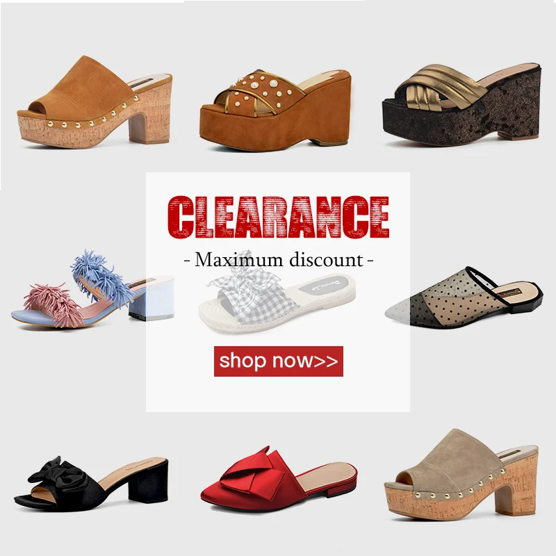 

Donna-in Clearance Sale Slippers Women Summer Shoes Outside Flat Bottom Ladies Platform Wedge Beach Flip Flops Sandals Leather