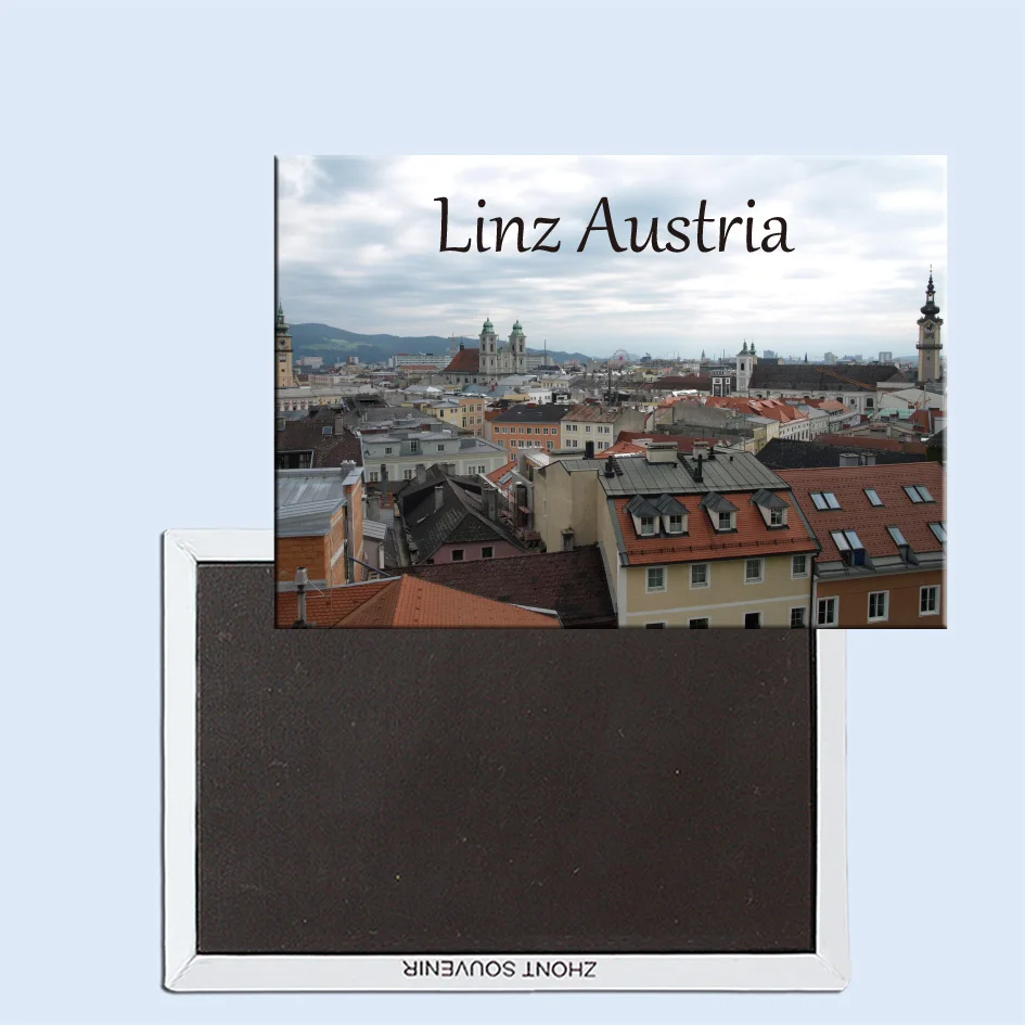 

Panorama of the city of Linz Austria 24278 Fridge Magnetic