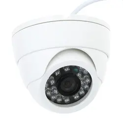 Новый 800TVL CCTV IR цветная камера видеонаблюдения купольная Видео широкоугольный Крытый 24LED белый #8