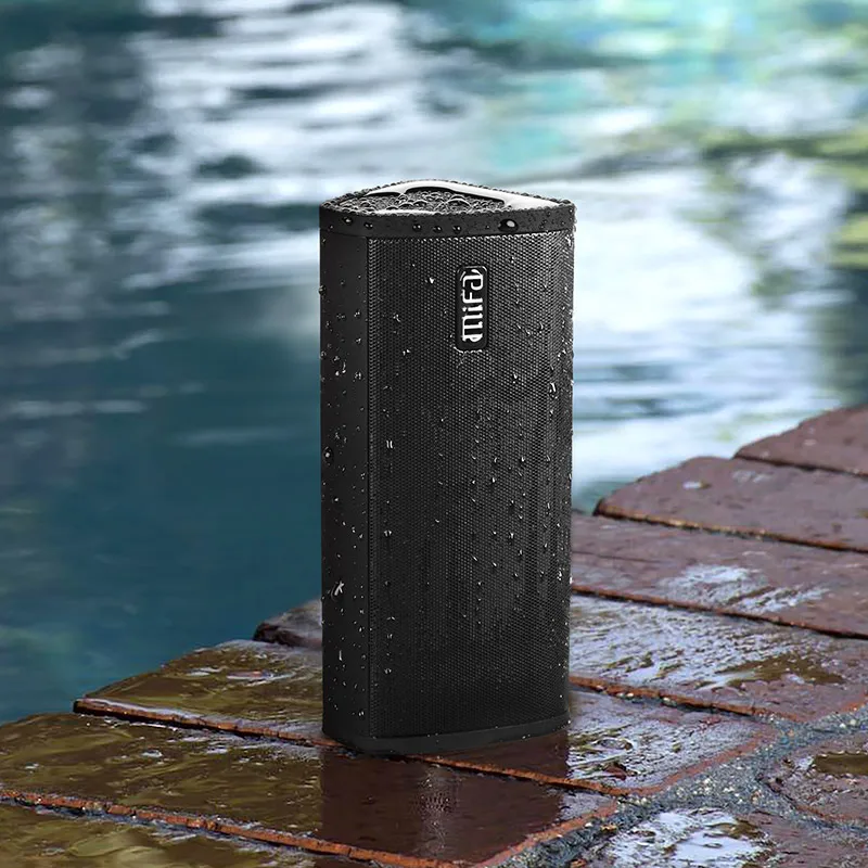 Alto-falante sem Fio Aux com Microfone para Android Mifa Bluetooth Portátil Estéreo Grande Potência 10 w Sistema Mp3 Música Áudio Iphone A10 Som - Image 5
