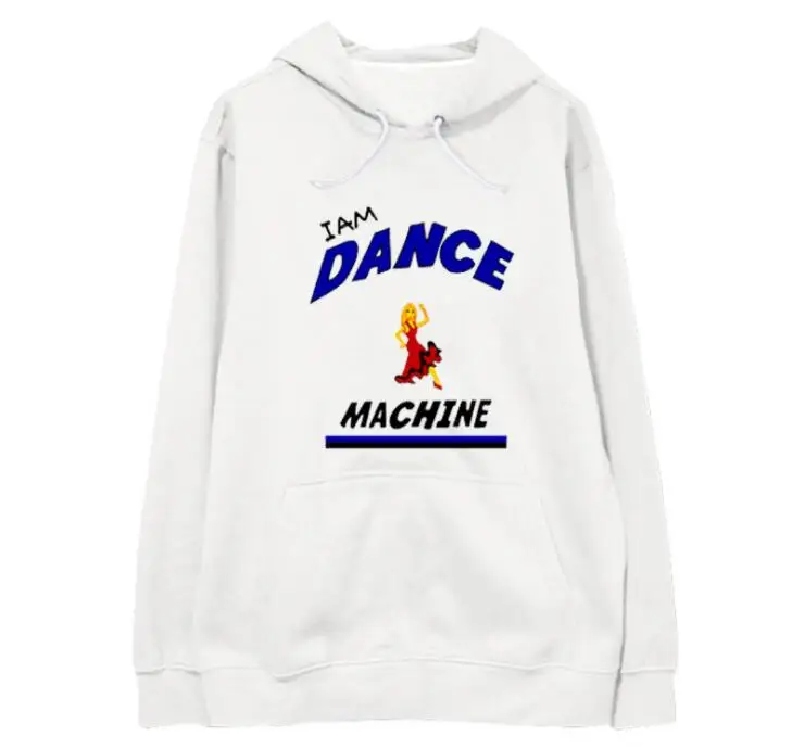 Kpop tara 2ne1 пуловер с принтом i am dance machine свободные толстовки унисекс модная
