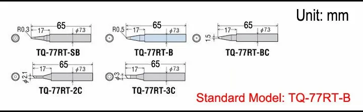 1 шт. часовой механизм: японский GOOT сменный жало паяльника крепкий и прочный провод для TQ-77 и TQ-95 220 V-240 V внутреннее тепло Тип