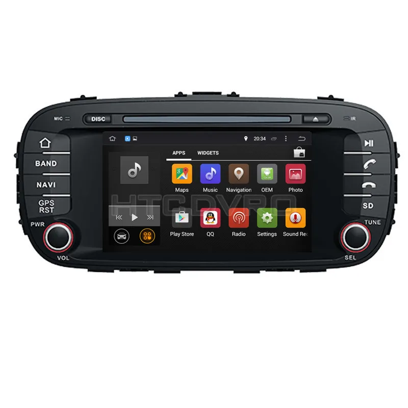 Flash Deal YMODVHT 7inch 4G Octa Core Android 9.0 7.1 Car DVD Player for Kia Soul 2014-  GPS Navigation Auto RDS Radio Audio Video Stereo 3