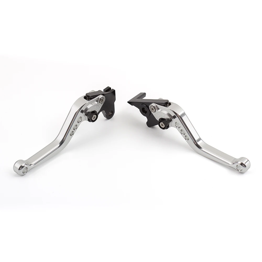 Silver CNC Aluminum Brake Clutch Levers Motorcycle Parts For Yamaha